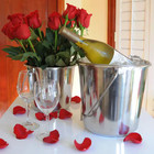 Medium Stainless Steel Bucket Set  3-pack 