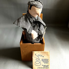 Vtg Jax In The Box Jack 80s Sherlock Holmes Lindbergh Maine Collectible Toy Rare