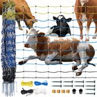 Electric Netting Fence Kit Sheep Fencing 42 h X 164 l With Posts Spikes