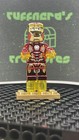  rare  Custom Chrome Lego Pad Printed Red Flying Iron Man Minifigure W case 