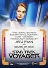 Star Trek Voyager Archives   Inscriptions Jeri Ryan Autograph Card