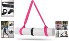 Adjustable Thick Yoga Mat Carrier Strap - Hands-free Comfort In Hot Pink