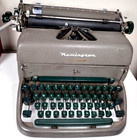 Vintage 1952 Remington Super Riter Classic Manual Typewriter Calculated Shipping
