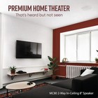 Polk Audio Mc 80 8  In-ceiling Speaker - Each  white 