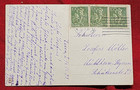 Imperial German Empire Reich Color Art Postcard Germany 1922 W Inflation Stamps