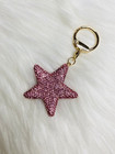 Bling Star Bag Charm Keychain Car Key Fob Keyring Pink Color Rhinestone