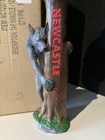      Rare Nib Newcastle Werewolf Blood Red Ale Beer Tap Handle Craft Wolf Figural
