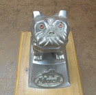 Vintage Rare Logo Mack Truck Bulldog Chrome Hood Ornament  87931  With Base