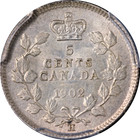 1902-h 5c Canada Large H Pcgs Ms64 Great Eye Appeal Nice Strike