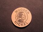 Ledgewood  New Jersey Wooden Nickel Token - Roxbury Coin   Supplies Wooden Coin