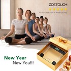 Digital Bathroom Scale 400lb Lcd Body Weight Scale With Measuring Tape