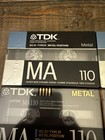 Lot Of 6 Tdk Ma-110 New Iec Iv Type Iv Metal Blank Cassette Tape Sealed