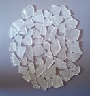 Sea Glass  Man-made  Frosty  Mosaic  Tumbled Smooth  50 Pieces  1 Lb    Free S h