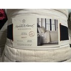 Hearth   Hand Magnolia Full Queen Quilt   2 Standard Shams Set Cream Stripe Nwt