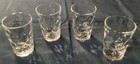 Vintage Set Of 4 Pasabahce Thumbprint Optic Dot Tea Water Drinking Glasses  4   