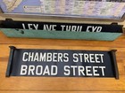 Nyc Ny Bmt Subway Roll Sign Chambers Broad Wall Street Nassau Financial District