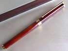 S t  Dupont Classic Fountain Pen 18k Ef Nib Laque De Chine Vermeil Trim