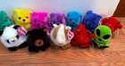 Lot Of 12 Puffkins Swibco Alien Bear Bull Chipmunk Plush Stuffed Animal Nwt