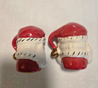 One  Set Of Vintage 1950   s Winking Santa Salt   Pepper Shakers