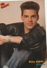 Wil Wheaton Ricky Martin Teen Magazine Pinup Clipping Menudo Red Shirt Bop Pix
