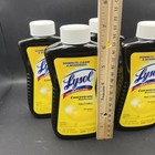 4 Lysol Concentrate Disinfectant Original Scent 12oz Brown Bottle Makes 9 Gallon