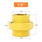 Brass Pipe Fitting  Brass Union 1 2  Female Pipe Fitting  For Connecting And    