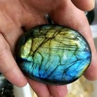 Natural Labradorite Quartz Crystal Polished Tumbled Gemstone Specimen Healing Us