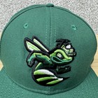 Augusta Green Jackets Hat Cap New Era Fitted 7 3 8 Green Minor League Baseball