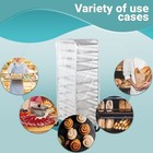Rolls Of 50 Plastic Bun Rack Covers 52x80 Bread Rack Covers Full Size 0 5 Mil