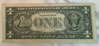 Star Note Rare 1999 U s  One Dollar Bill - Printing Error Green Ink Smudge