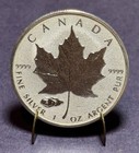  1  2016 Canada  5 1oz  9999 Silver Maple Leaf   Tank Privy   Reverse Proof Coin