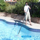 Doben Carbon Fiber Pool Pole  15 Foot Telescoping Swimming Pool Cleaning Po