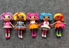 Lot Of 5 Mini Lalaloopsy Series Doll Figures Old Lost Color Or With Painted   a1