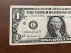 2013 Series  1 Federal Reserve Note One Dollar Bill Serial L60012011n