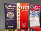 Vintage 1941 Railroad Timetable Brochure Lot 12 Railroad Pamphlets Train Routes