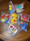 Vintage 1999-2000 Mcdonald   s Fisher Price Under 3 Happy Meal Toys Lot Of 7 New