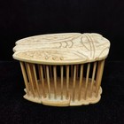 Old  chinese  hand  carved  cicada Statue Cricket  cage Decoration Collection 7 4 Cm