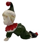 Vintage Norcrest Pixie Elf Crawling Baby Christmas