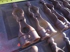 Lot Of 10 Antique 10 1 2  Cast Iron Cemetery Fence Post Top Finial