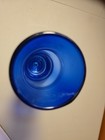 Vintage Borgstrom Aseda Glasbruk Sweden Mcm Cobalt Blue Glass Art Vase Bubble 