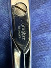 Gingher Germany 5  Sewing Craft Scissors With Leather Sheath Vintage Chrome