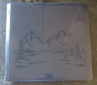 Creative Memories Mountain 12x12 Navy Golden Mica Foiled Album Cover 2025 Ltd Ed
