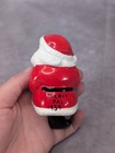 Set Of  Vintage Santa   Mrs  Clause Salt   Pepper Shakers Kissing On Bench Japan