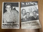 Nsync Justin Timberlake Book Lot Scrumptious Secrets Photo Album Scholastic 90s