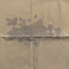 Bucilla Stamped Cross Stitch Tablecloth 52   x70    Floral Pfaltzgraff Opened