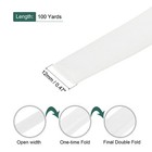 1 2 Inch Double Fold Bias Tape Continuous Bulk Bias Tape  white 100 Yards 