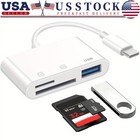 Usb C To Sd Card Reader  3-in-1 Hub Converter  Micro Sd Tf Memory Type-c Adapter