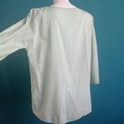 Cos Women s Chic Fresh Mint Green Cotton Blouse M Minimalist Style Hi-low Hem