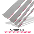 Grey Flat Ribbon Cable 1 27mm For Idc Connectors - 10 14 16 20 26 34 40 Way