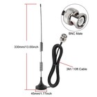 Vhf Uhf 20-1300mhz Bnc Male Magnetic Base Scanner Ham Radio Antenna 10 Ft Cable